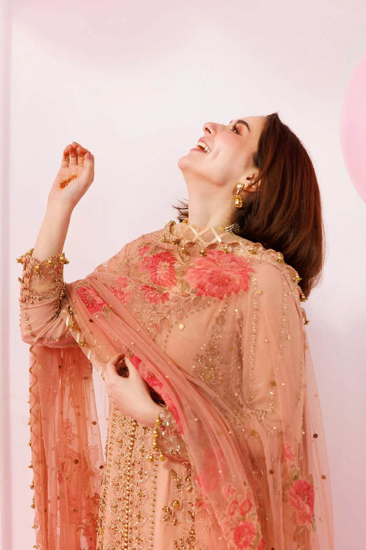 Charizma Dastan-E-Jashan Premium Chiffon Unstitched 4pcs - Jotey