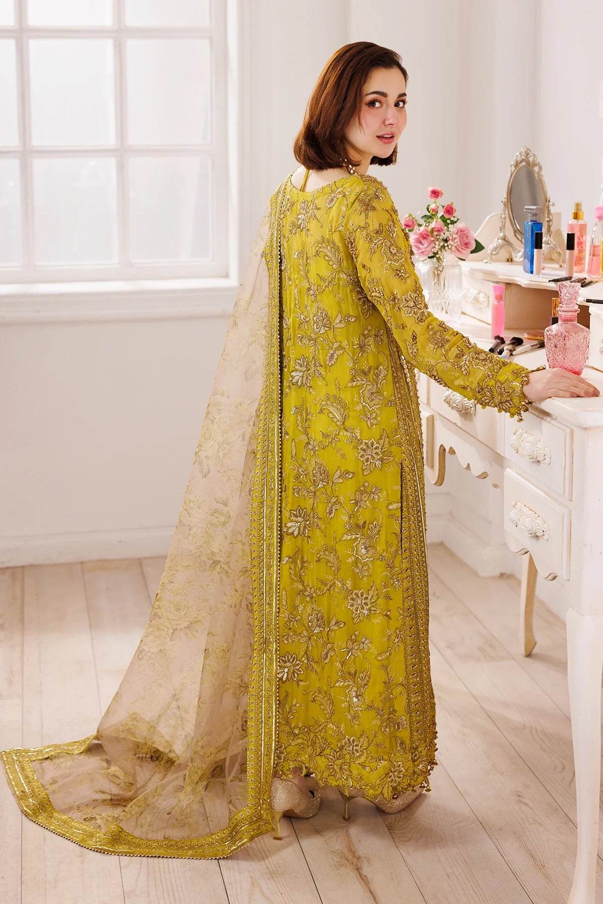 Charizma Dastan-E-Jashan Premium Chiffon Unstitched 4pcs - Jotey