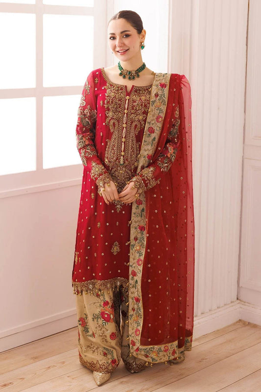 Charizma Dastan-E-Jashan Premium Chiffon Unstitched 4pcs - Jotey
