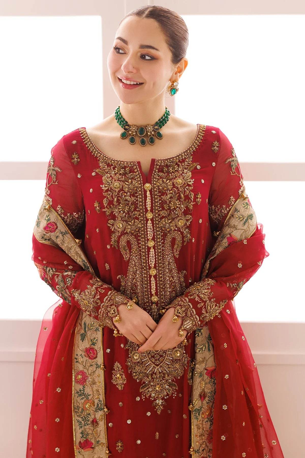 Charizma Dastan-E-Jashan Premium Chiffon Unstitched 4pcs - Jotey