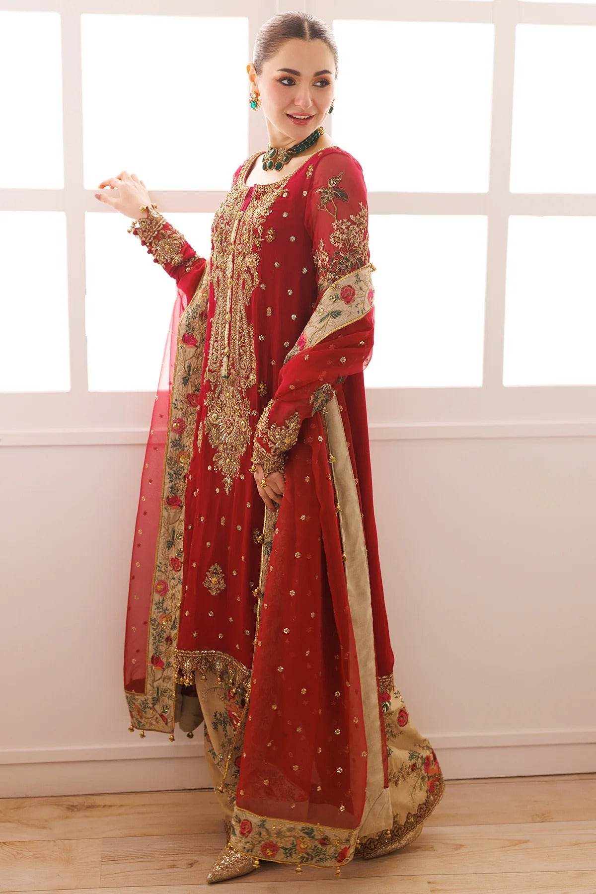 Charizma Dastan-E-Jashan Premium Chiffon Unstitched 4pcs - Jotey