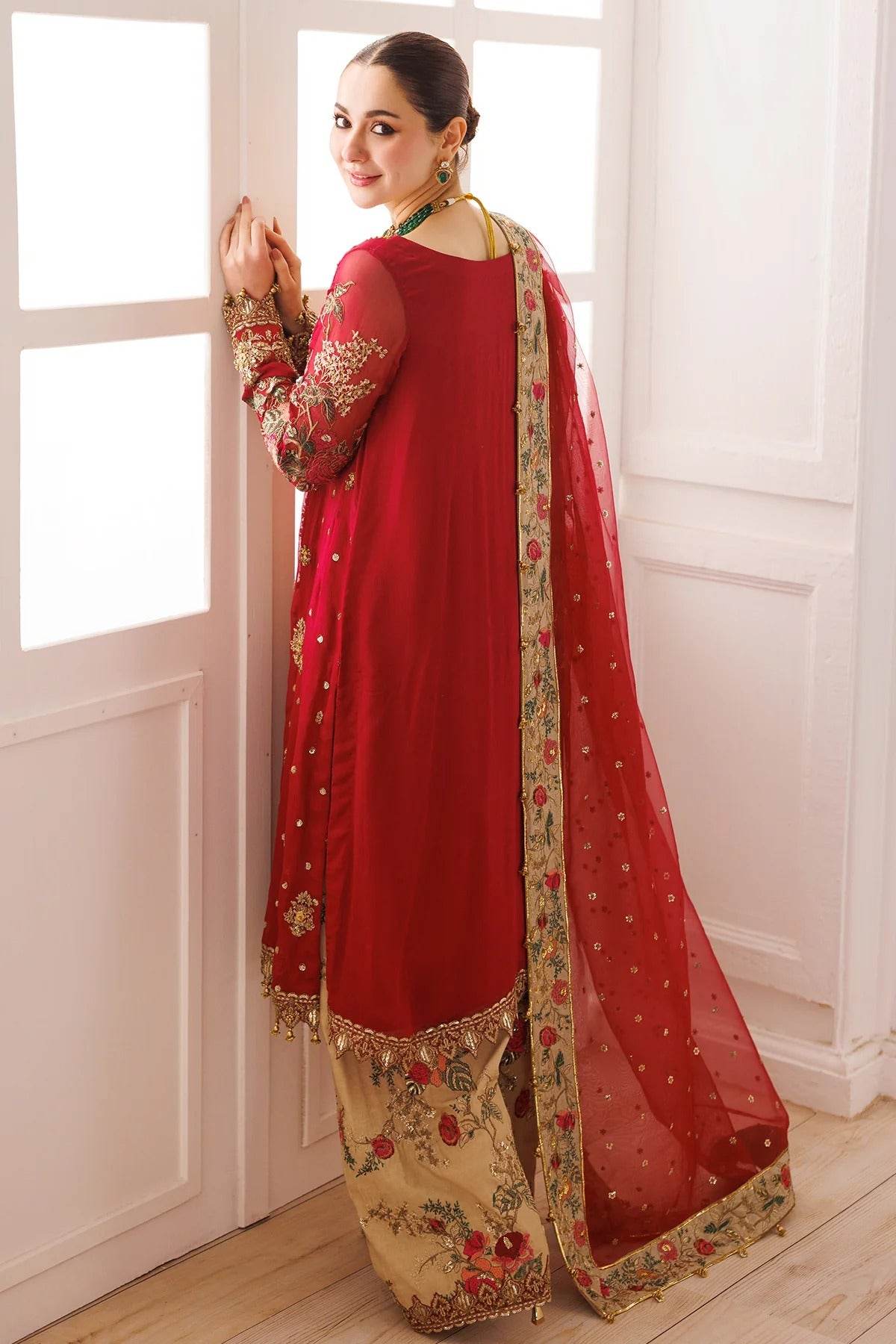 Charizma Dastan-E-Jashan Premium Chiffon Unstitched 4pcs - Jotey