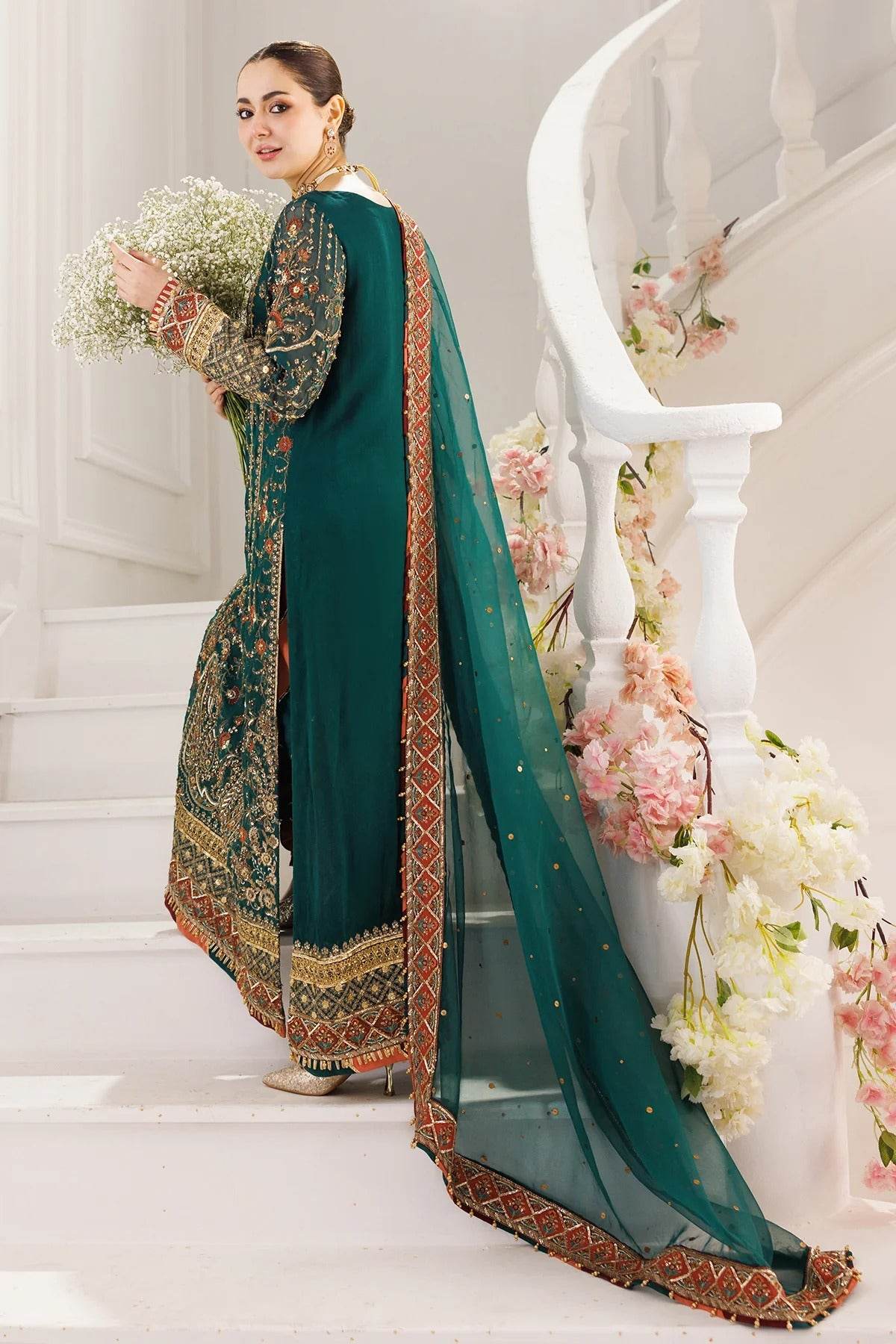 Charizma Dastan-E-Jashan Premium Chiffon Unstitched 4pcs - Jotey