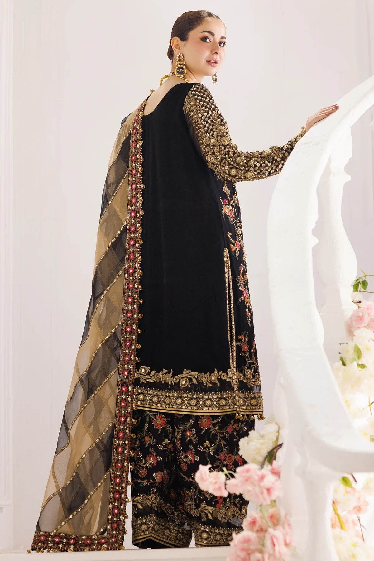 Charizma Dastan-E-Jashan Premium Chiffon Unstitched 4pcs - Jotey