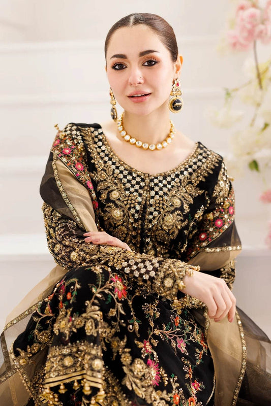 Charizma Dastan-E-Jashan Premium Chiffon Unstitched 4pcs - Jotey