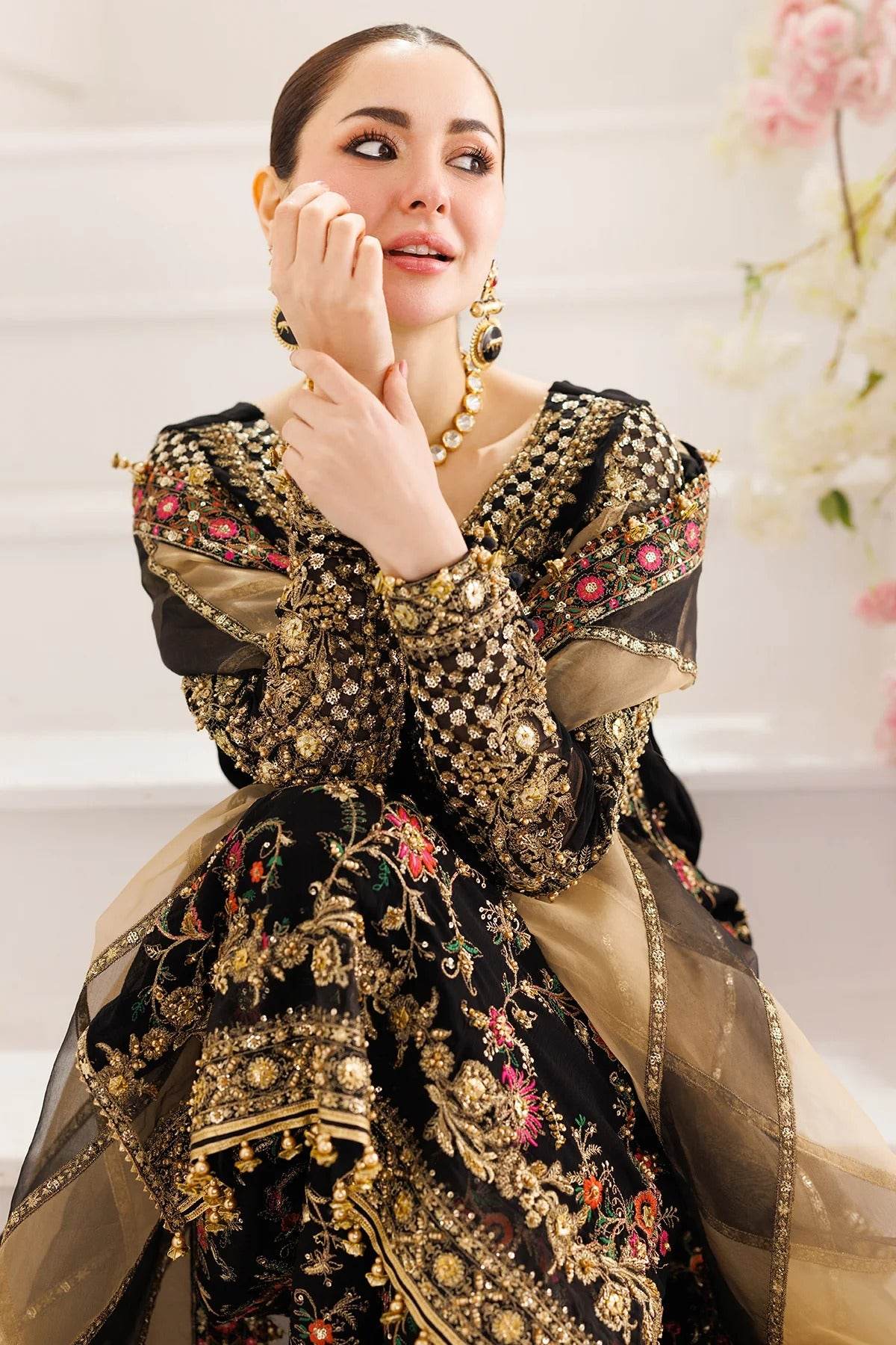 Charizma Dastan-E-Jashan Premium Chiffon Unstitched 4pcs - Jotey