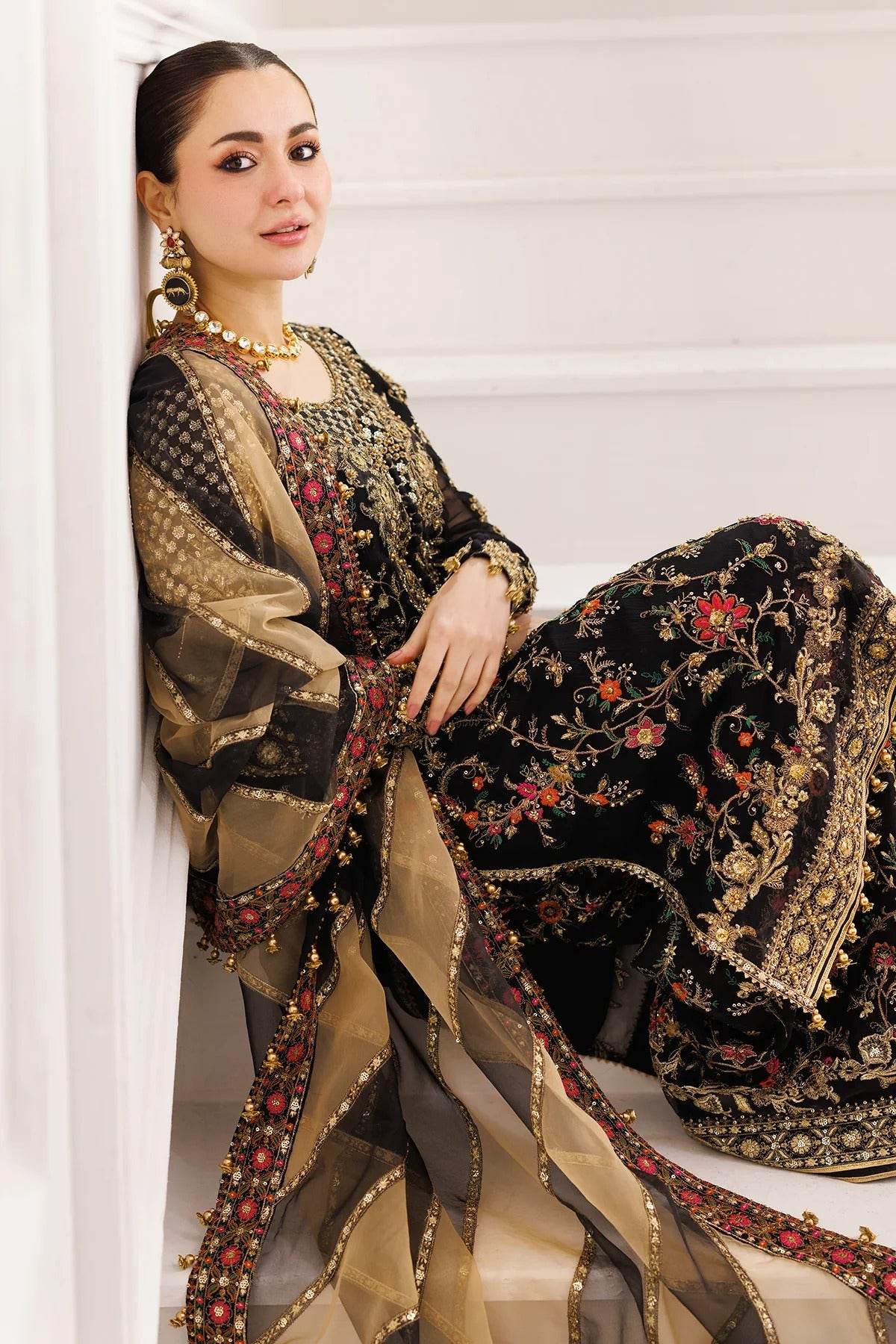 Charizma Dastan-E-Jashan Premium Chiffon Unstitched 4pcs - Jotey