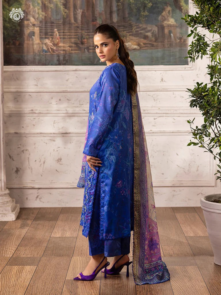 Ziva By Gull Jee Embroidered Digital Printed Lawn Edition'26 Unstitched 3 Piece