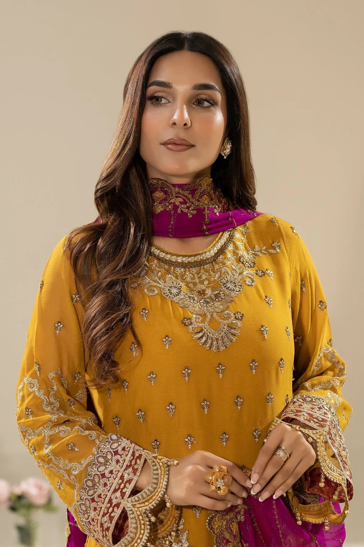 Nisha By Imrozia Embroidered Eid'26 Luxury Chiffon Unstitched 3 Piece
