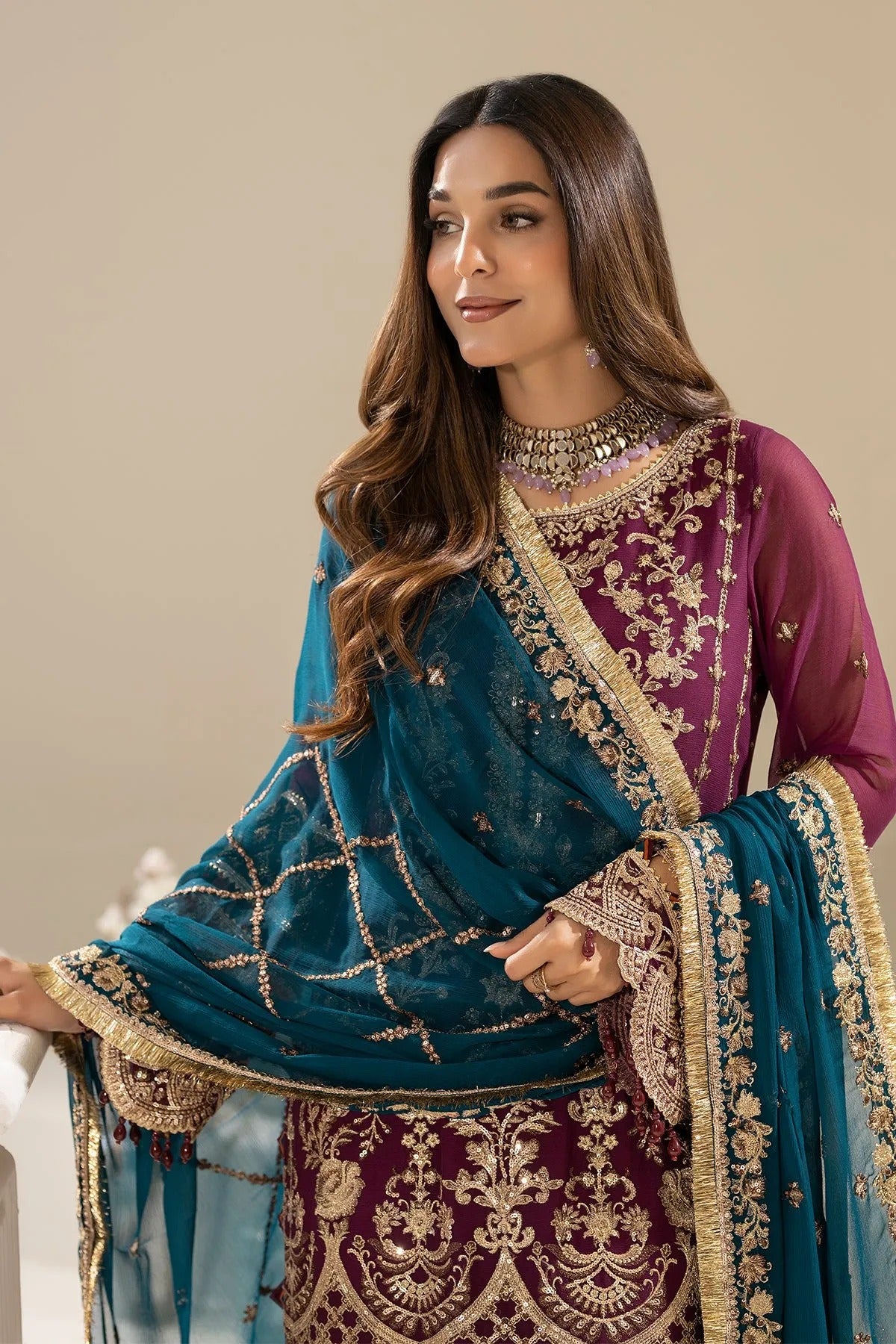 Nisha By Imrozia Embroidered Eid'26 Luxury Chiffon Unstitched 3 Piece