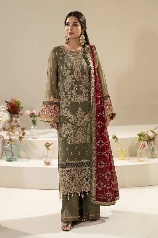 Nisha By Imrozia Embroidered Eid'26 Luxury Chiffon Unstitched 3 Piece