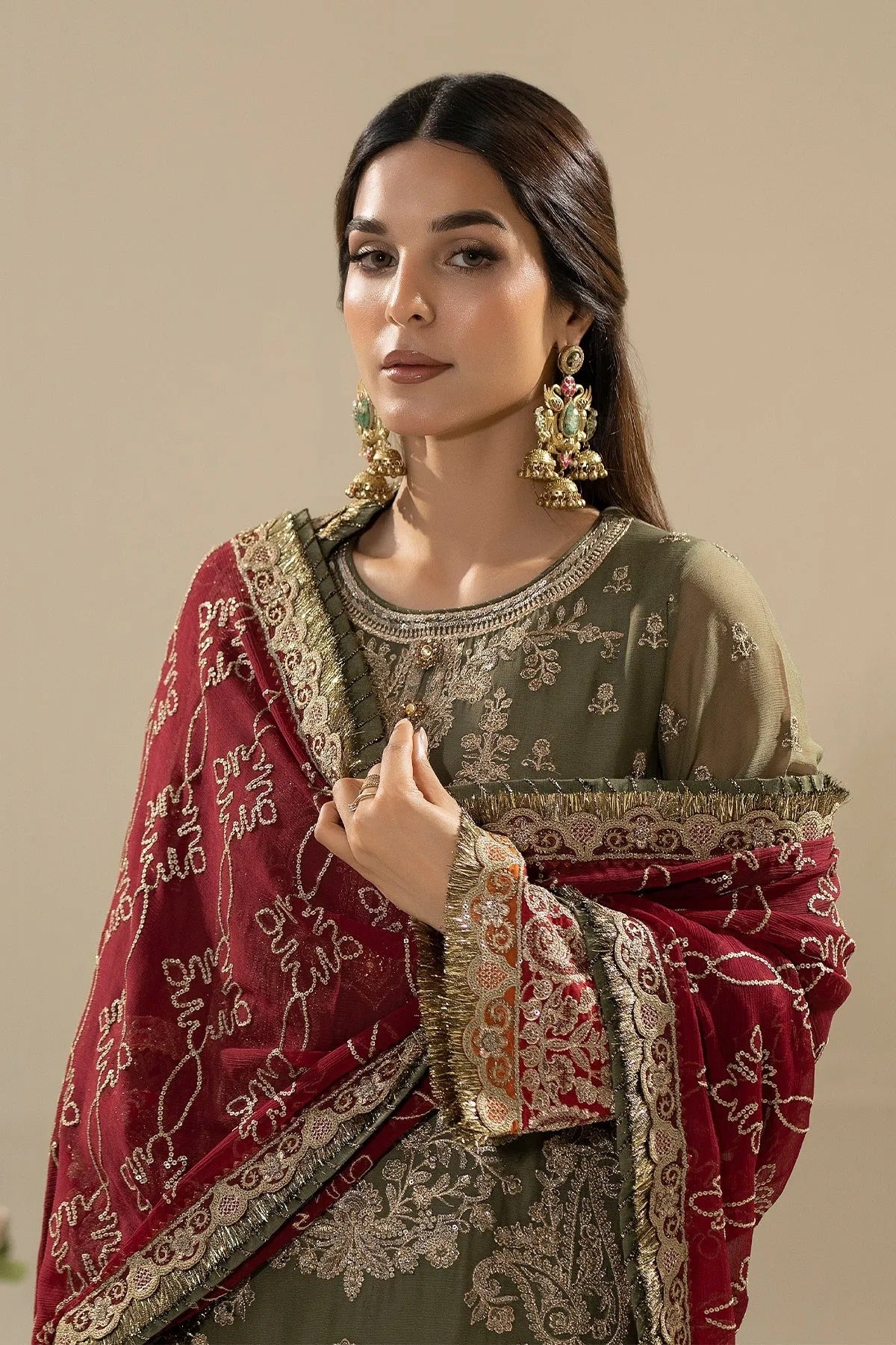 Nisha By Imrozia Embroidered Eid'26 Luxury Chiffon Unstitched 3 Piece