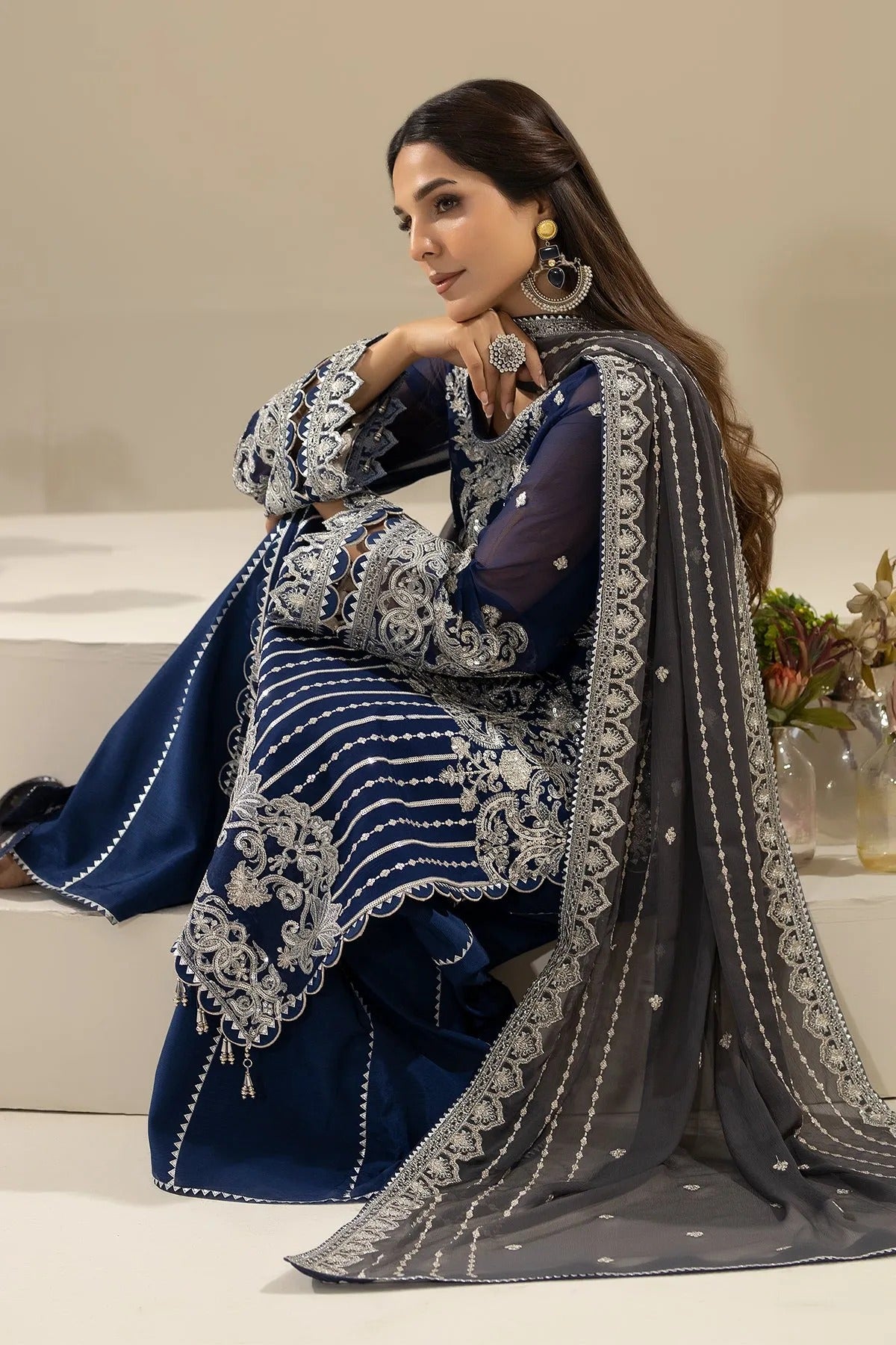 Nisha By Imrozia Embroidered Eid'26 Luxury Chiffon Unstitched 3 Piece