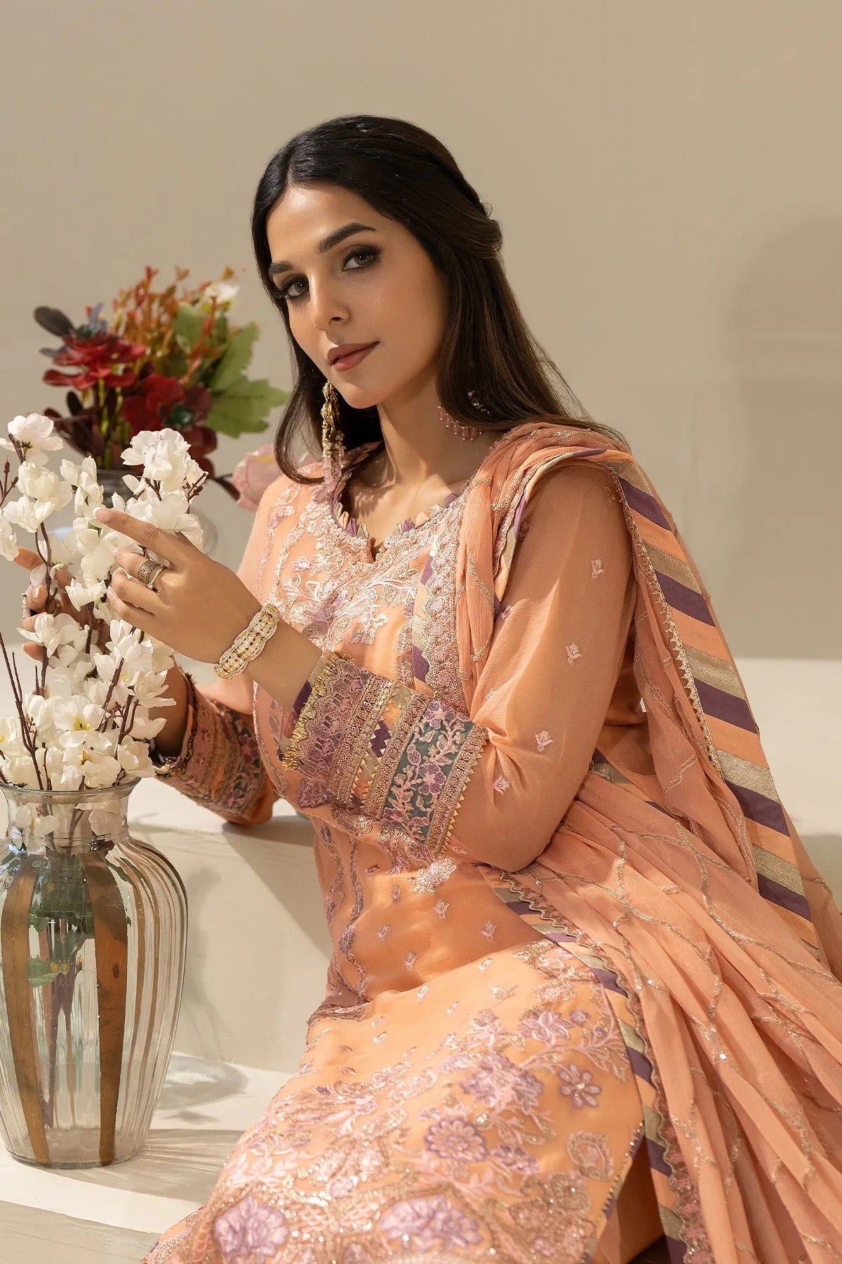 Nisha By Imrozia Embroidered Eid'26 Luxury Chiffon Unstitched 3 Piece