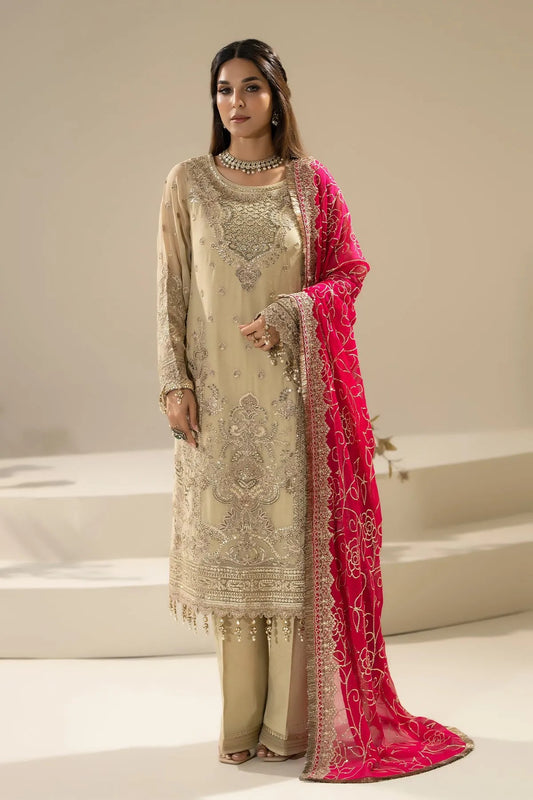 Nisha By Imrozia Embroidered Eid'26 Luxury Chiffon Unstitched 3 Piece