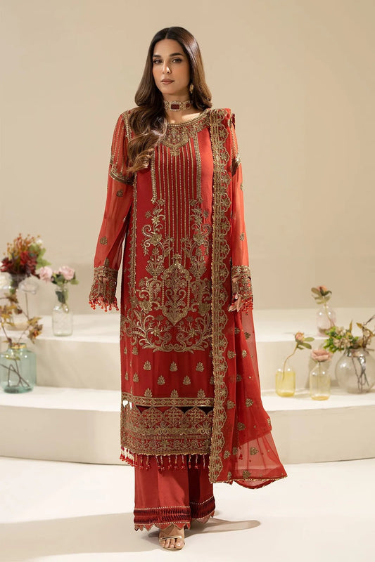 Nisha By Imrozia Embroidered Eid'26 Luxury Chiffon Unstitched 3 Piece