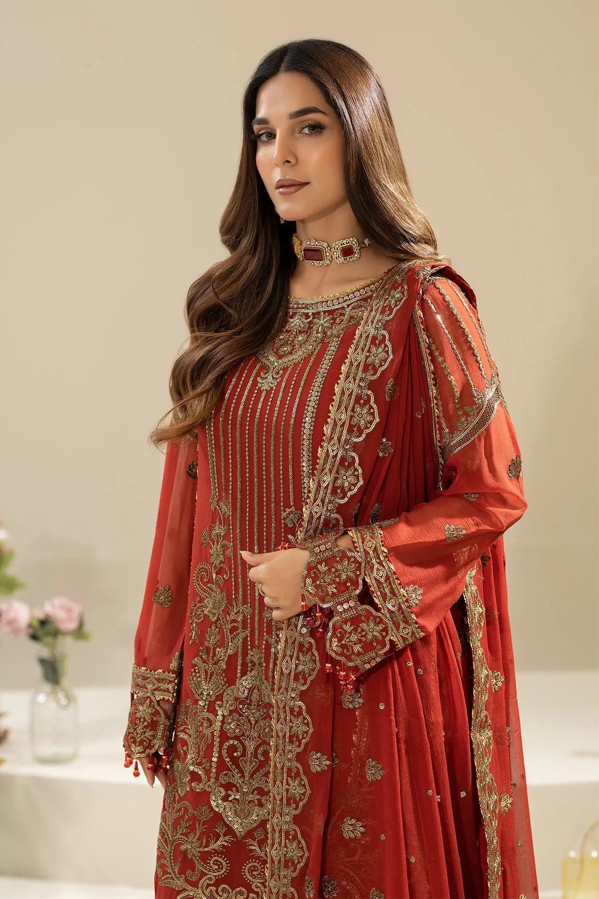 Nisha By Imrozia Embroidered Eid'26 Luxury Chiffon Unstitched 3 Piece