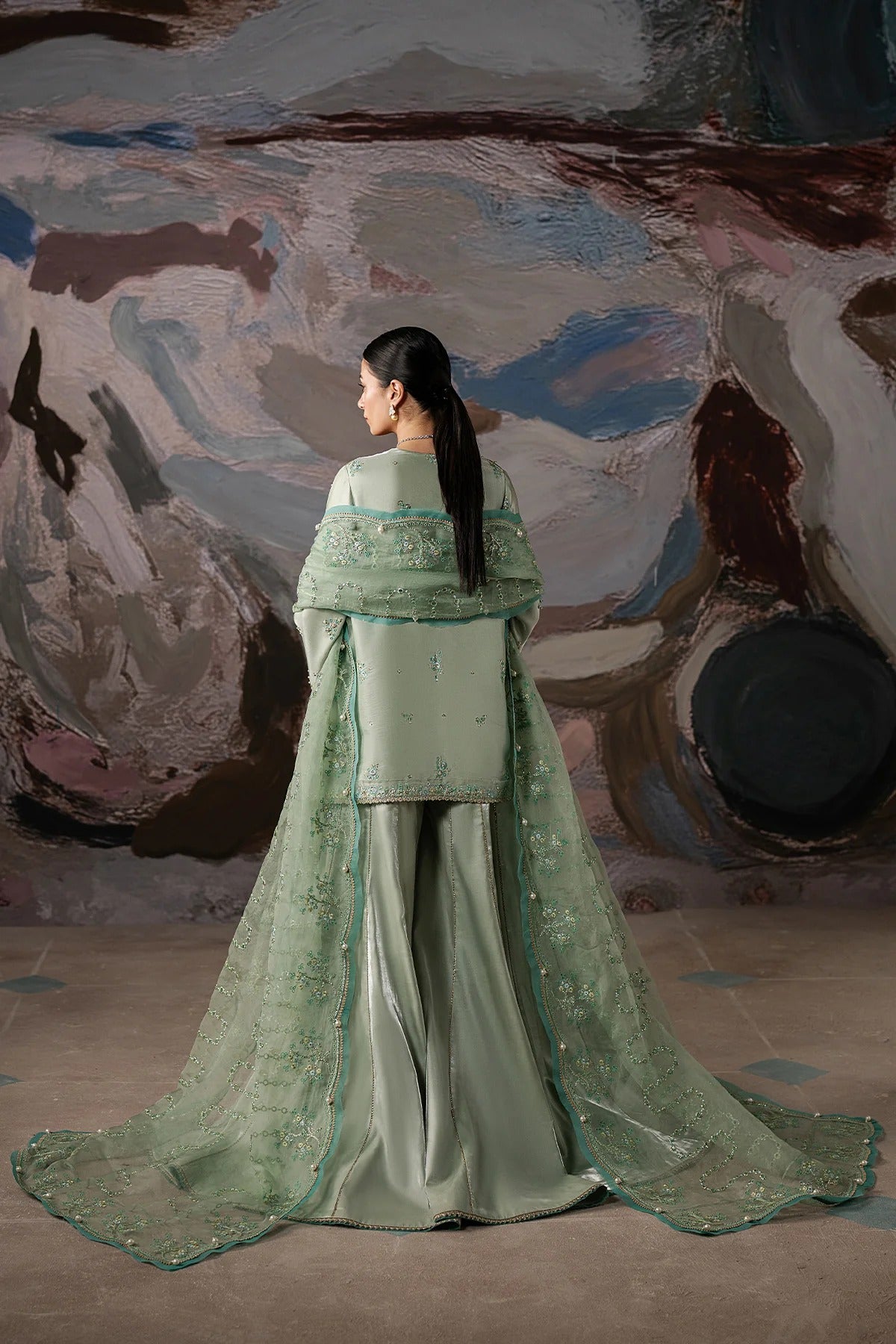Solaris By Ayzel Embroidered Wedding Formals'25 Unstitched 3 Piece