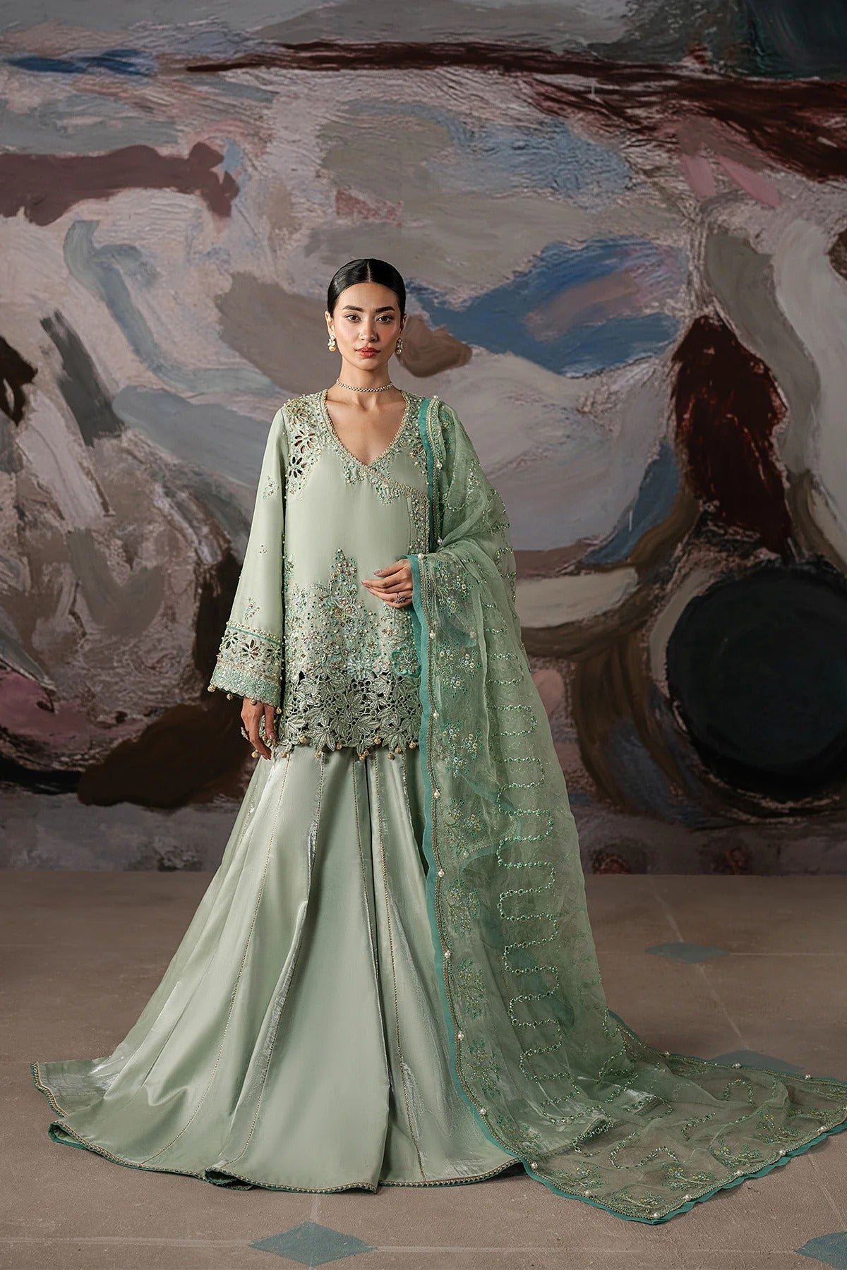 Solaris By Ayzel Embroidered Wedding Formals'25 Unstitched 3 Piece