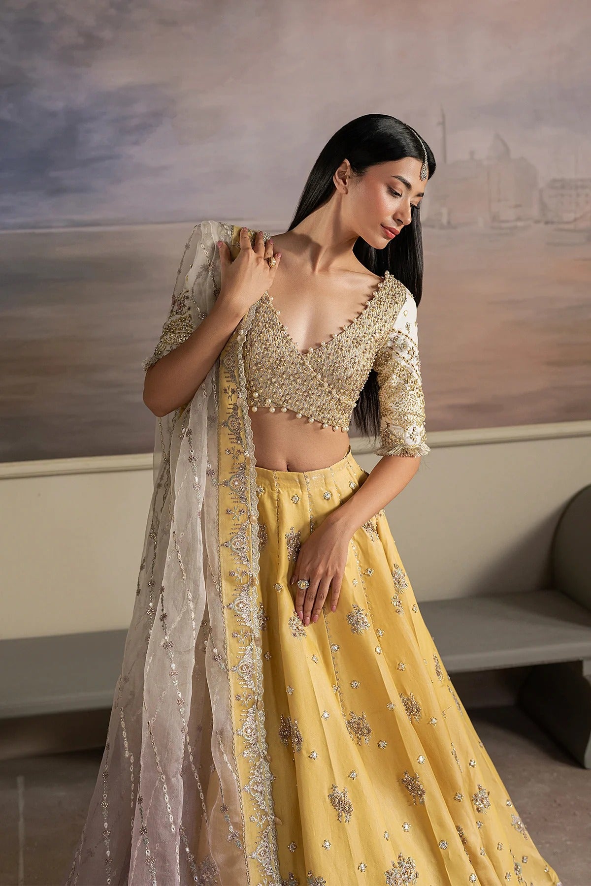 Solaris By Ayzel Embroidered Wedding Formals'25 Unstitched 3 Piece