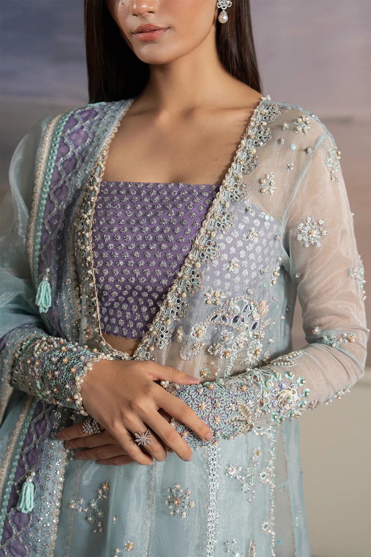 Solaris By Ayzel Embroidered Wedding Formals'25 Unstitched 3 Piece