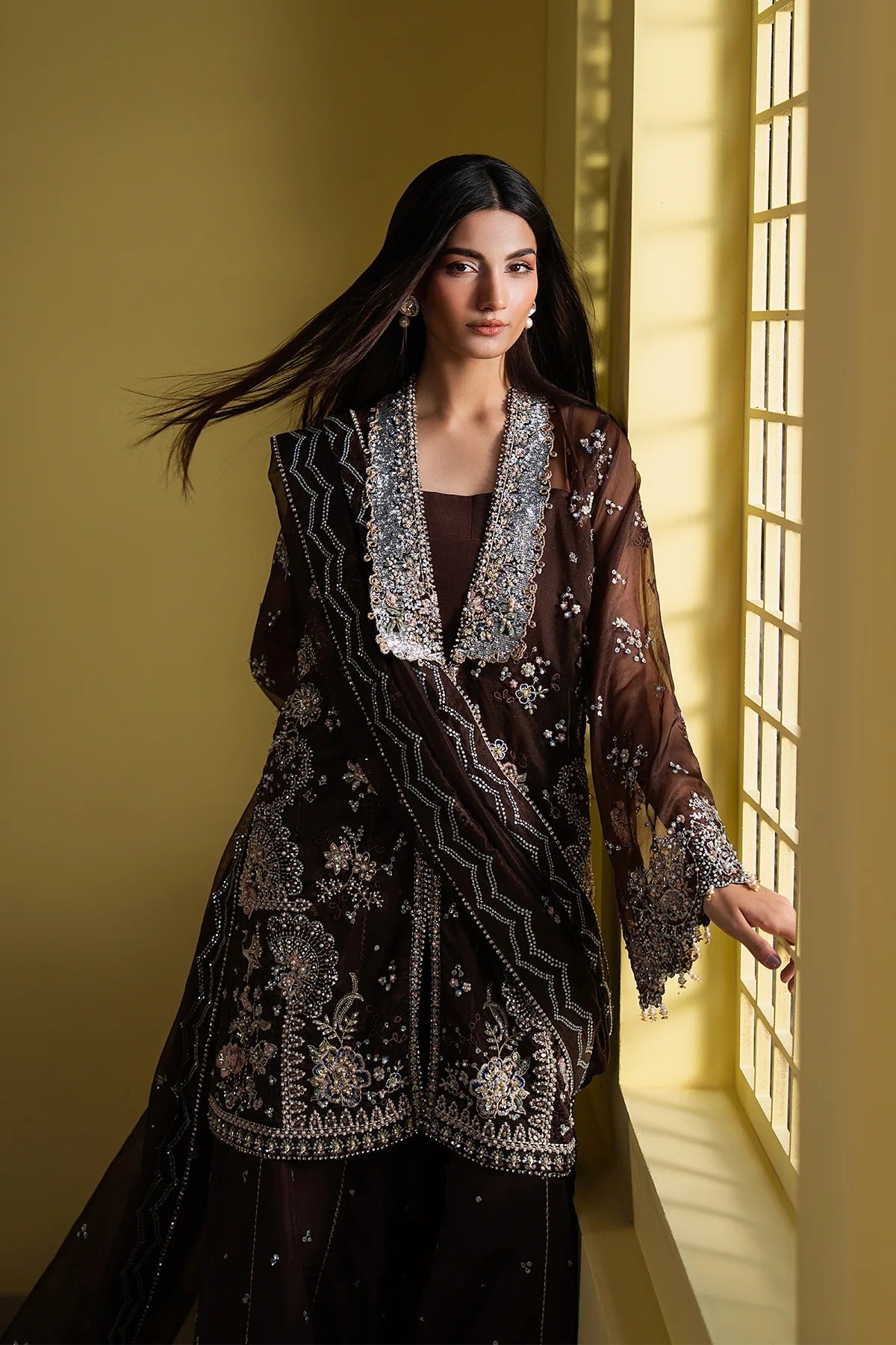 Solaris By Ayzel Embroidered Wedding Formals'25 Unstitched 3 Piece