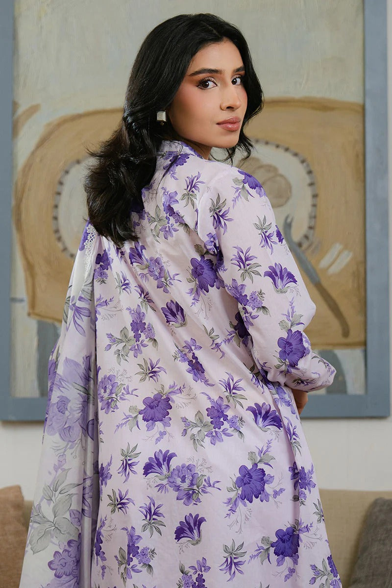 Cross Stitch Daily Digital Printed Lawn Collection'25 Unstitched 3pcs