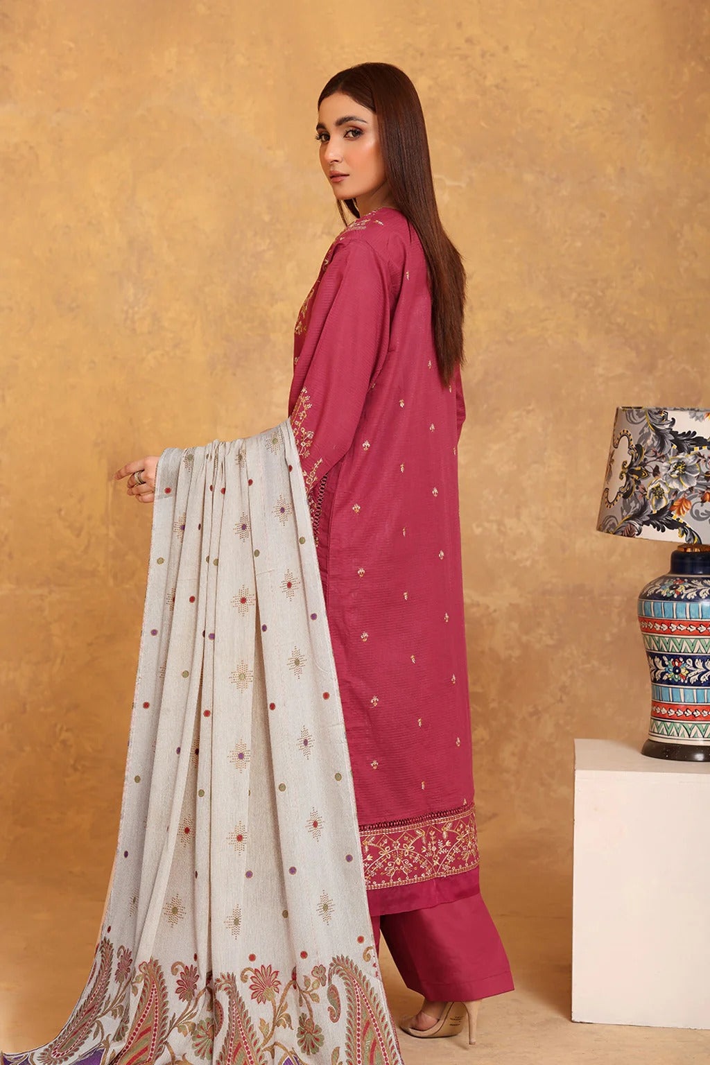 Amrish by Johra Embroidered Jecquard Bana Dora Lawn Unstitched 3Pcs