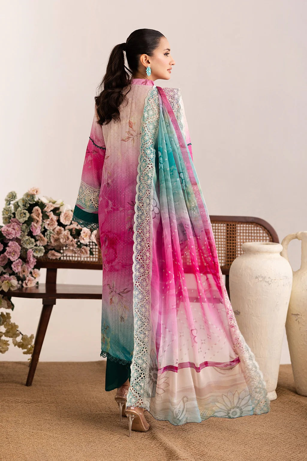 Sameel by Johra Embroidered Printed Bana Dora Lawn Unstitched 3Pcs