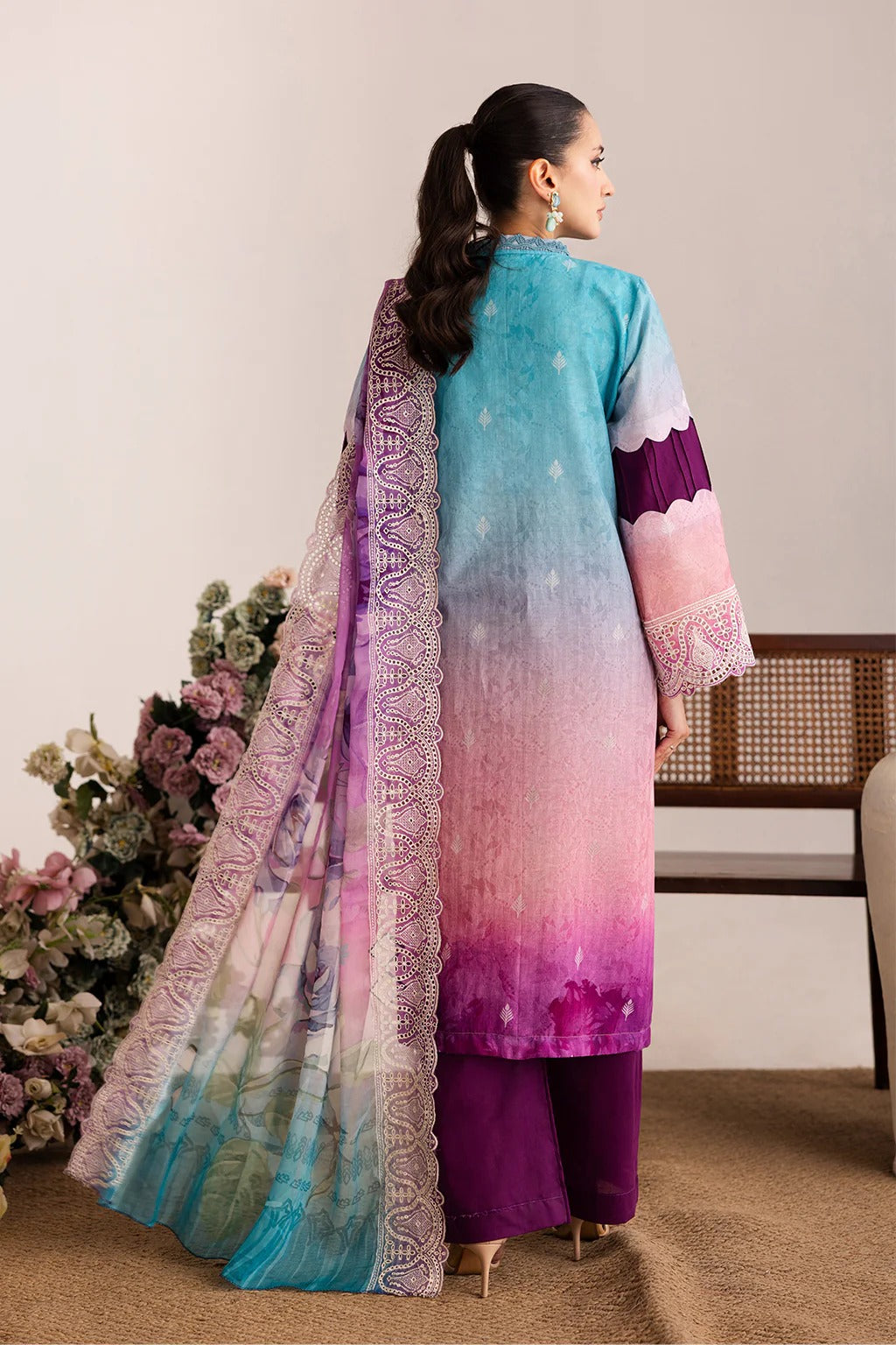 Sameel by Johra Embroidered Printed Bana Dora Lawn Unstitched 3Pcs