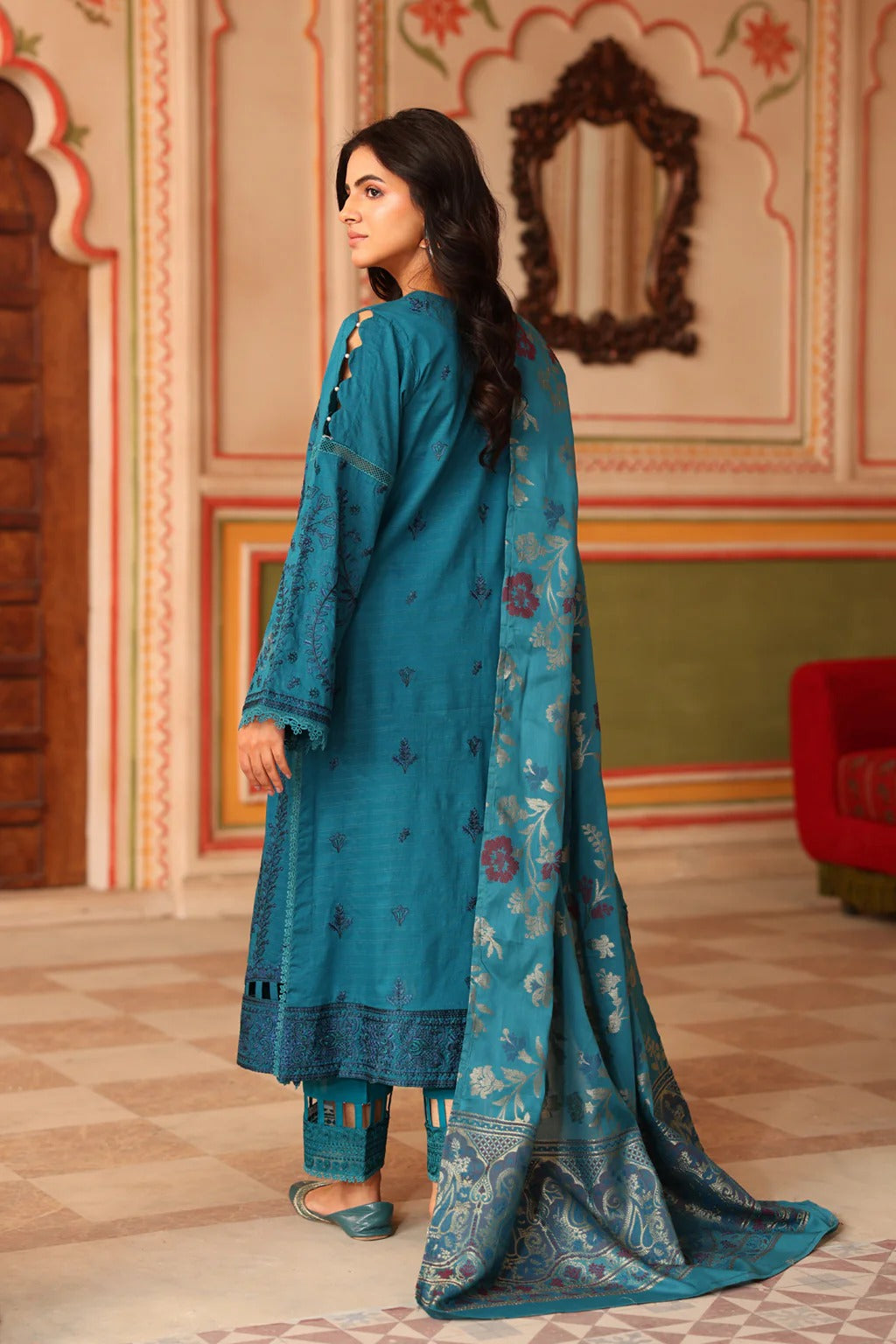 Nashfa by Johra Embroidered Jecquard Lawn Unstitched 3Pcs