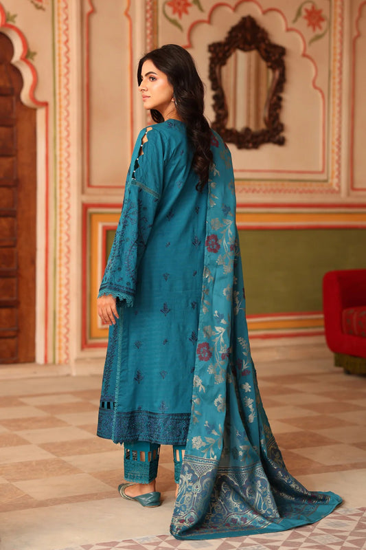 Nashfa by Johra Embroidered Jecquard Lawn Unstitched 3Pcs