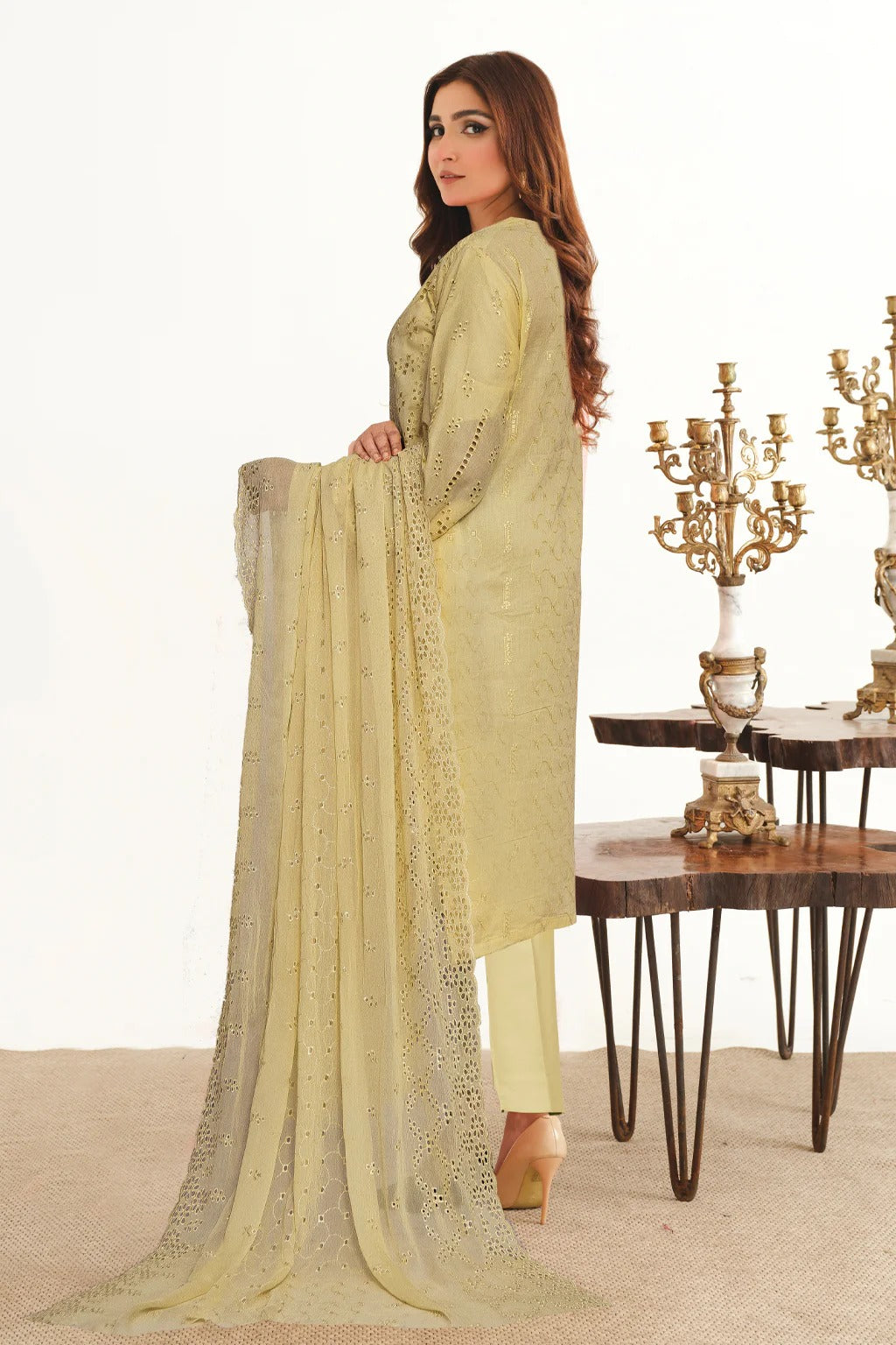 Yasheem by Johra Chikankari Lawn Unstitched 3Pcs