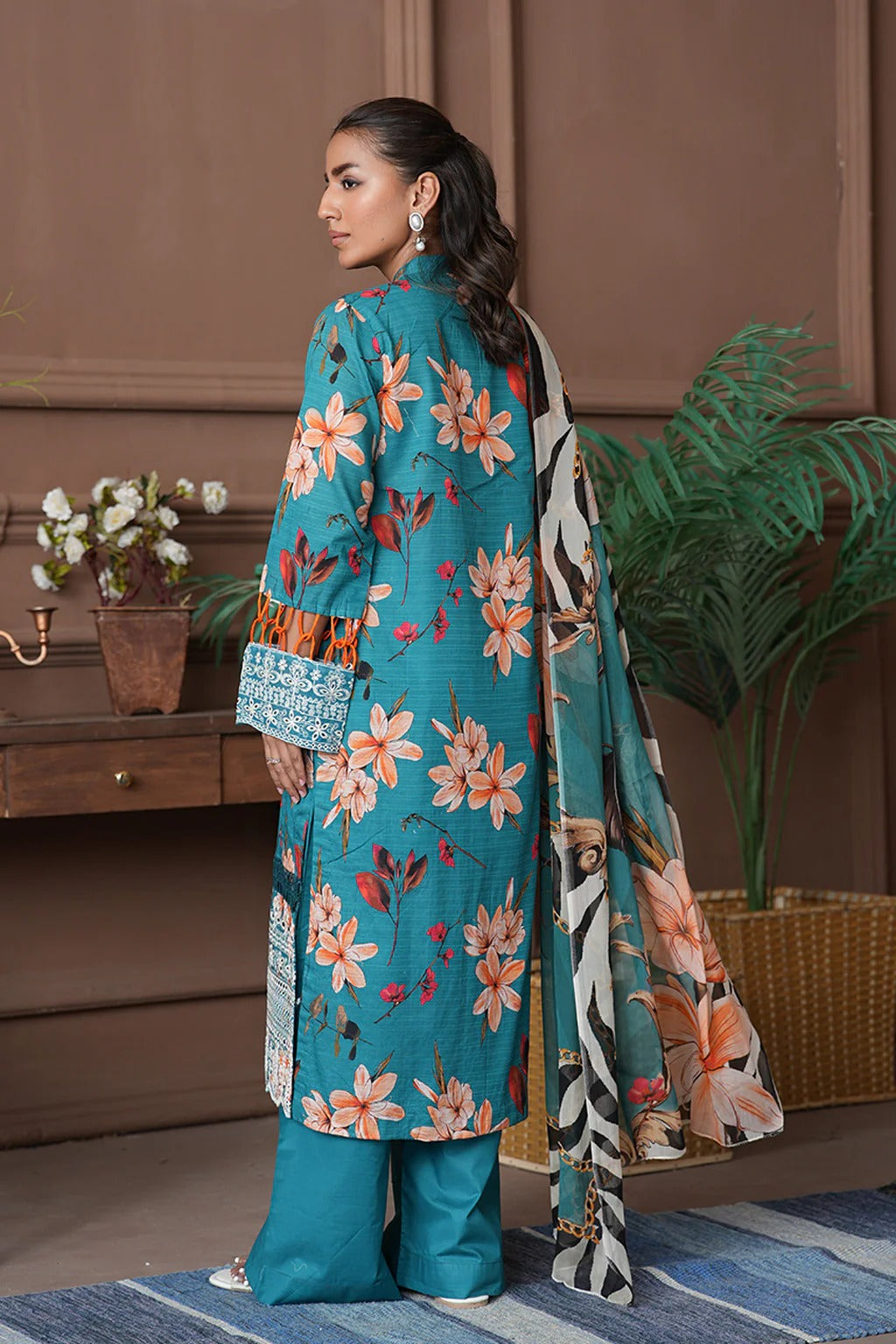 Shahzeen By Johra Embroidered Chikankari Printed Lawn Unstitched 3Pcs