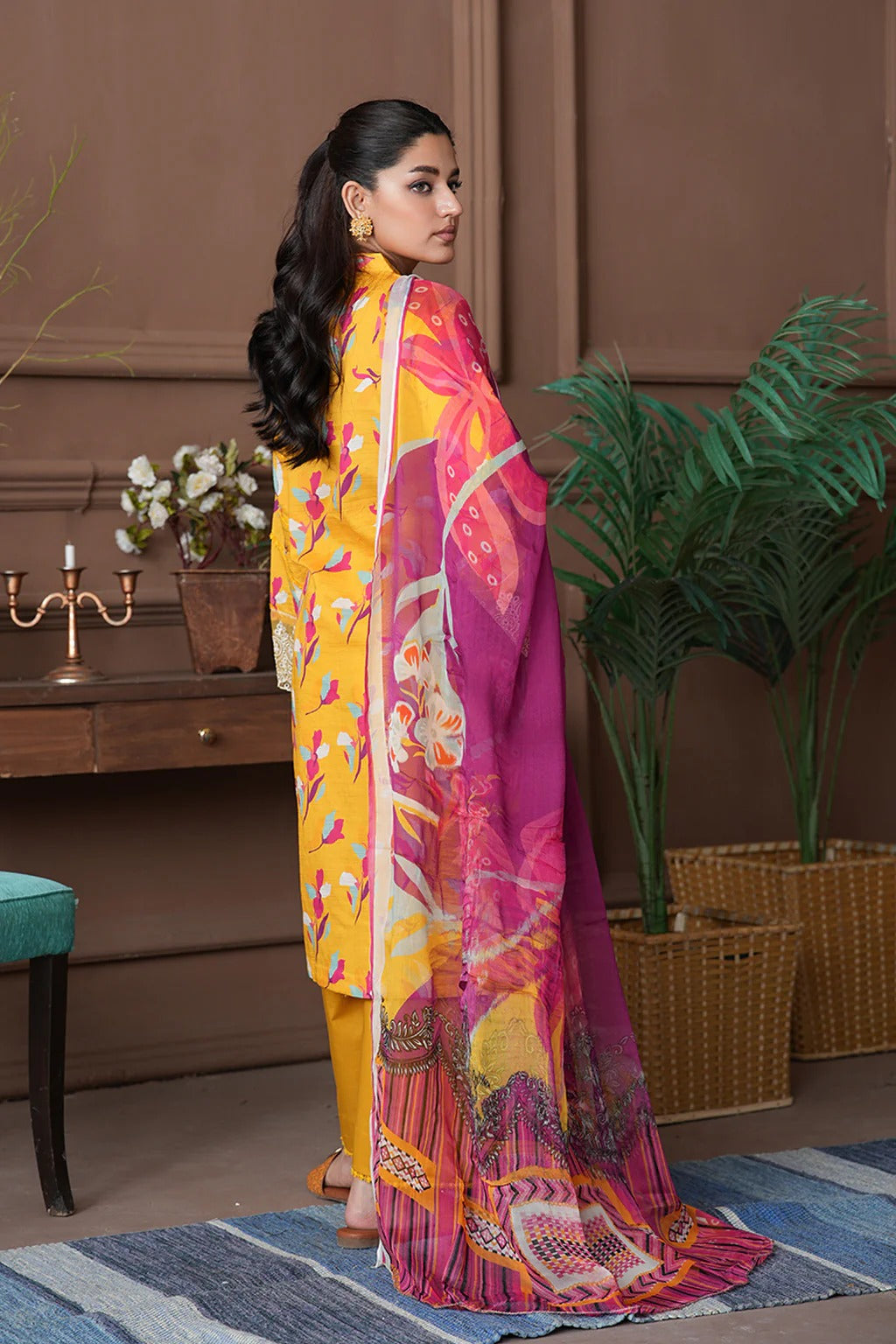 Shahzeen By Johra Embroidered Chikankari Printed Lawn Unstitched 3Pcs