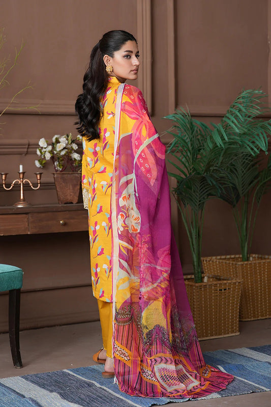 Shahzeen By Johra Embroidered Chikankari Printed Lawn Unstitched 3Pcs