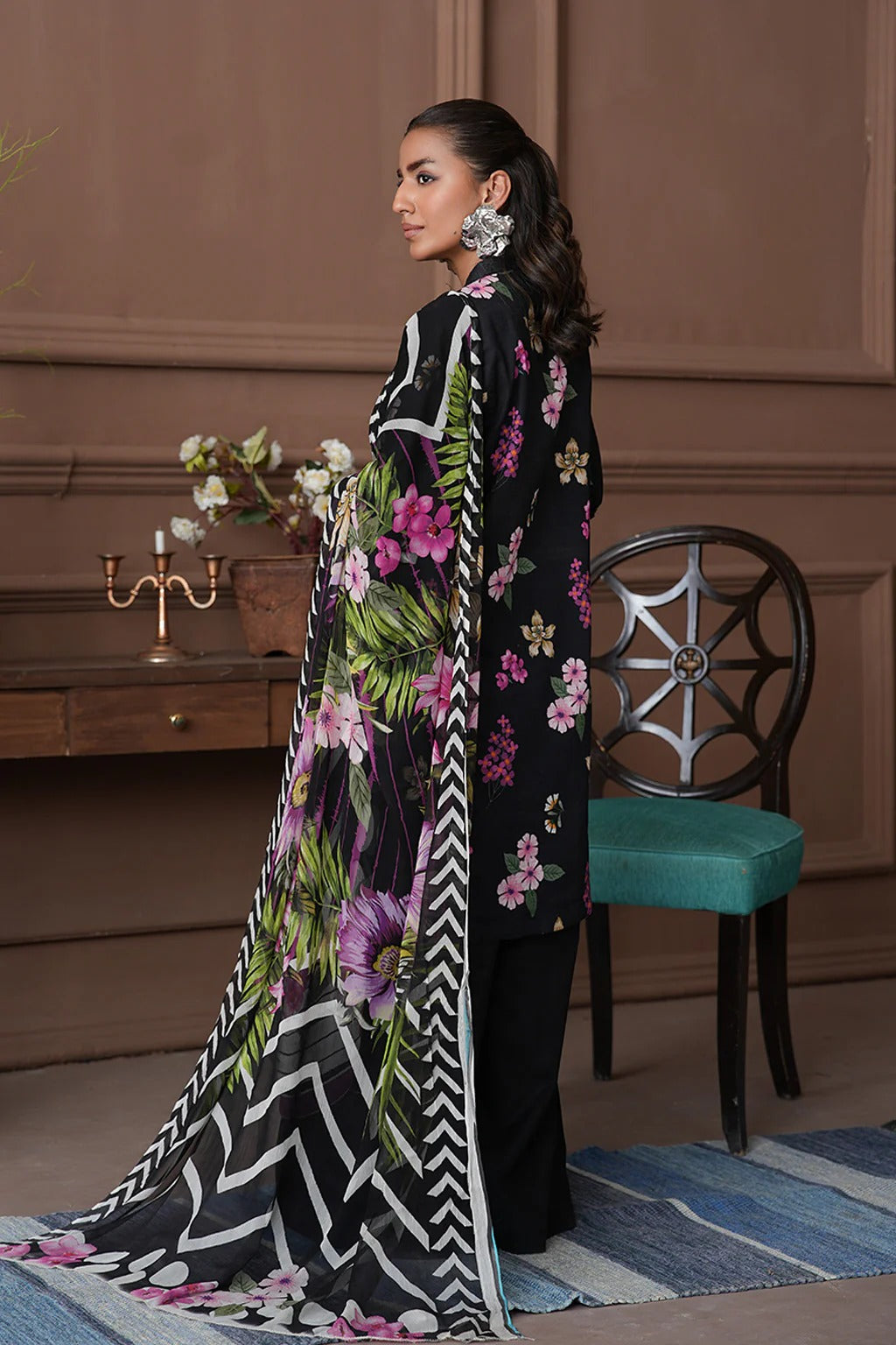 Shahzeen By Johra Embroidered Chikankari Printed Lawn Unstitched 3Pcs