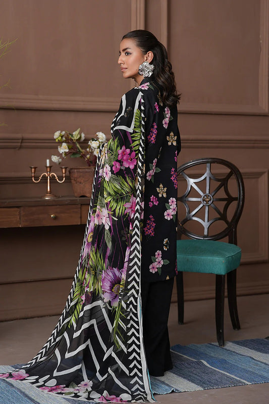 Shahzeen By Johra Embroidered Chikankari Printed Lawn Unstitched 3Pcs