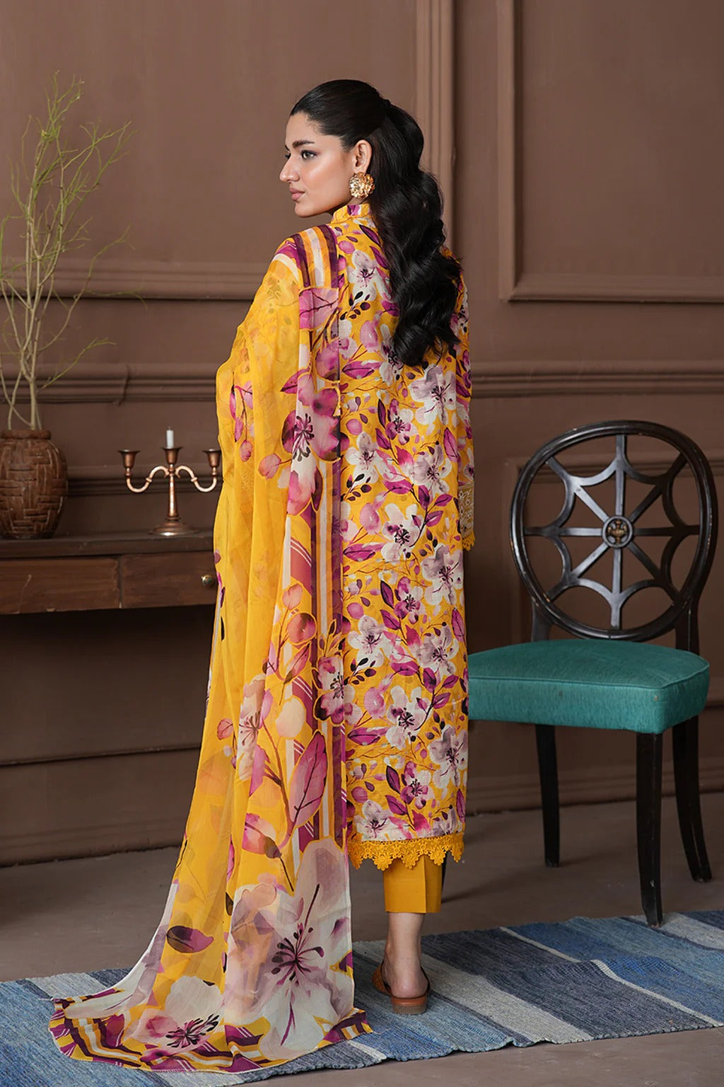 Shahzeen By Johra Embroidered Chikankari Printed Lawn Unstitched 3Pcs