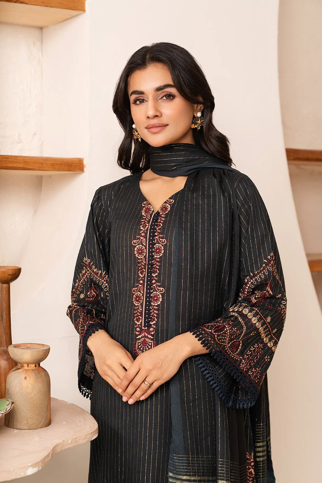 Rizil by Johra Embroidered Fancy Lawn Unstitched 3Pcs