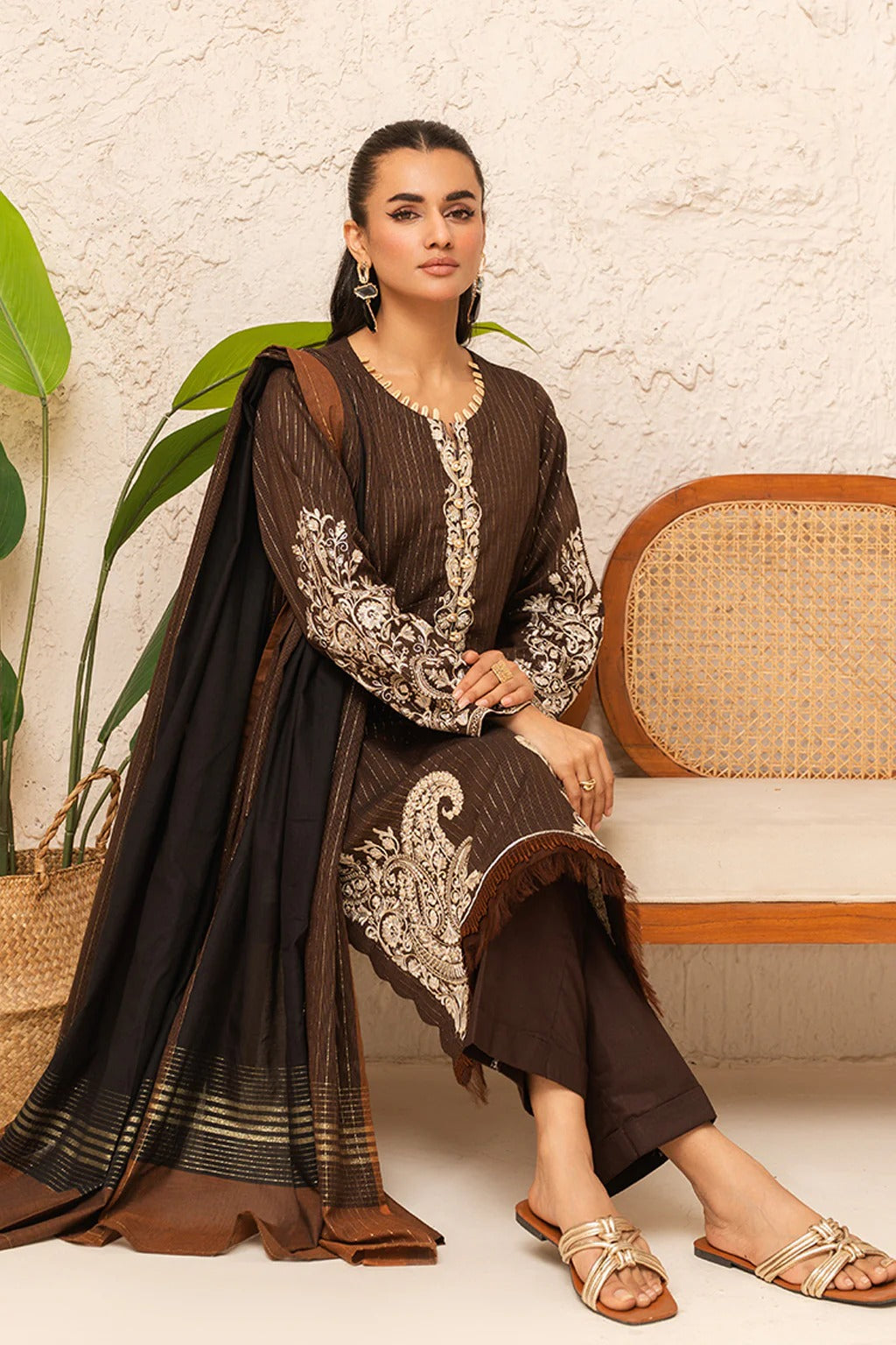 Rizil by Johra Embroidered Fancy Lawn Unstitched 3Pcs
