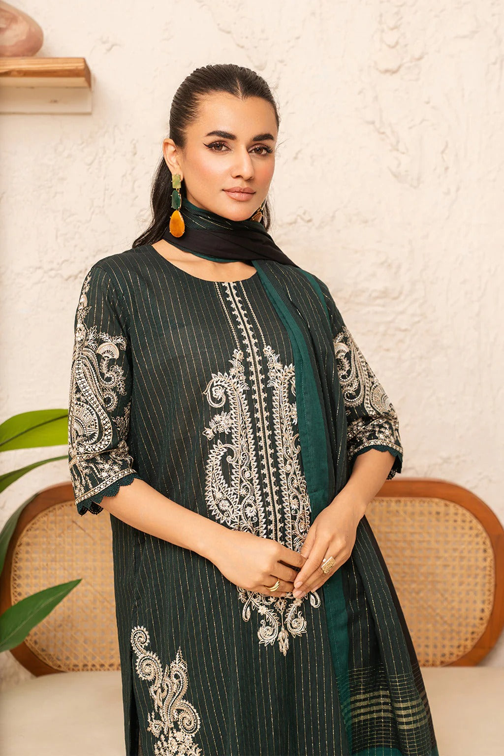 Rizil by Johra Embroidered Fancy Lawn Unstitched 3Pcs