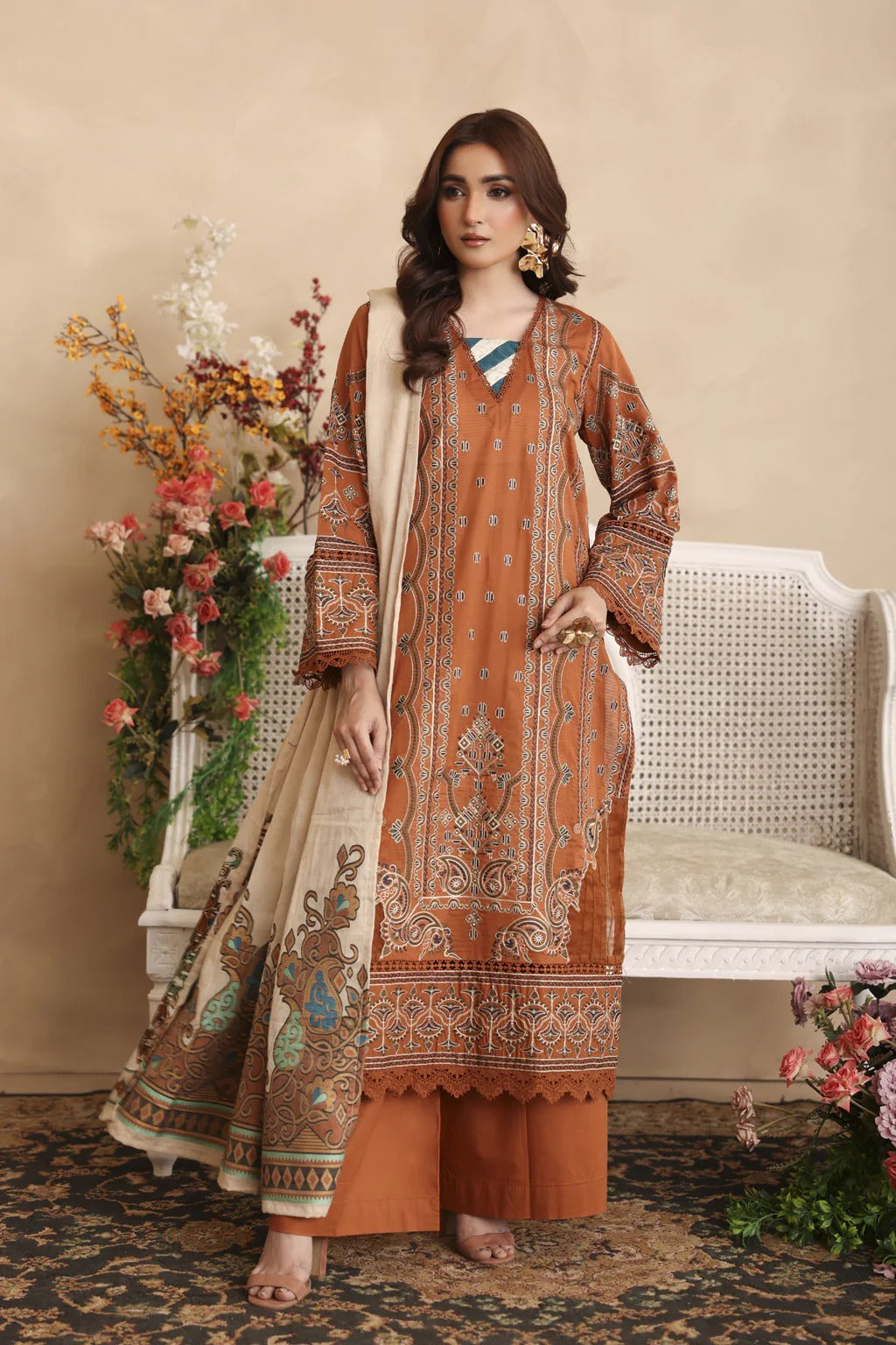 Sabeen by Johra Embroidered Lawn Unstitched 3Pcs