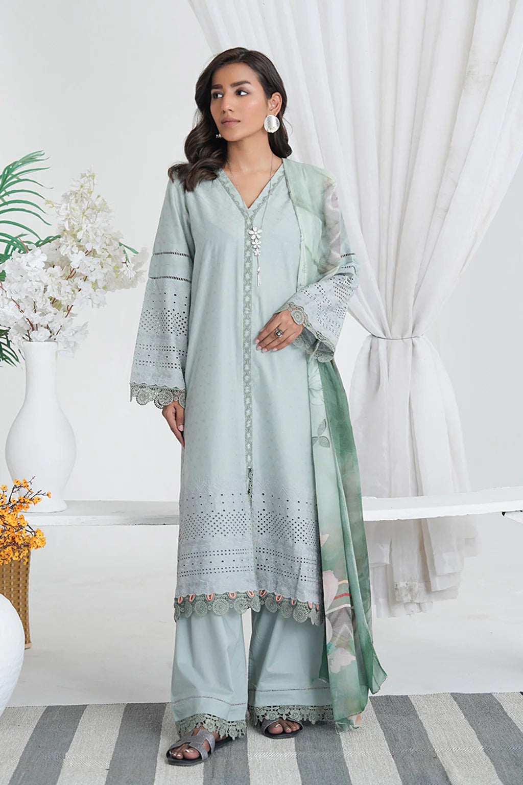 Aiman By Johra Chikankari Lawn Unstitched 3Pcs