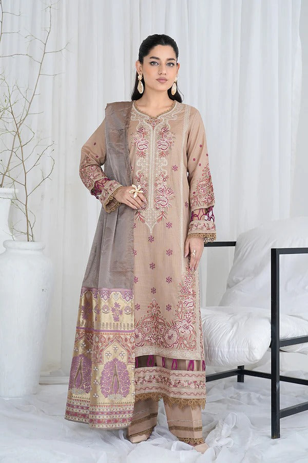Johra Anoral Embroidered Lawn Unstitched 3Pcs