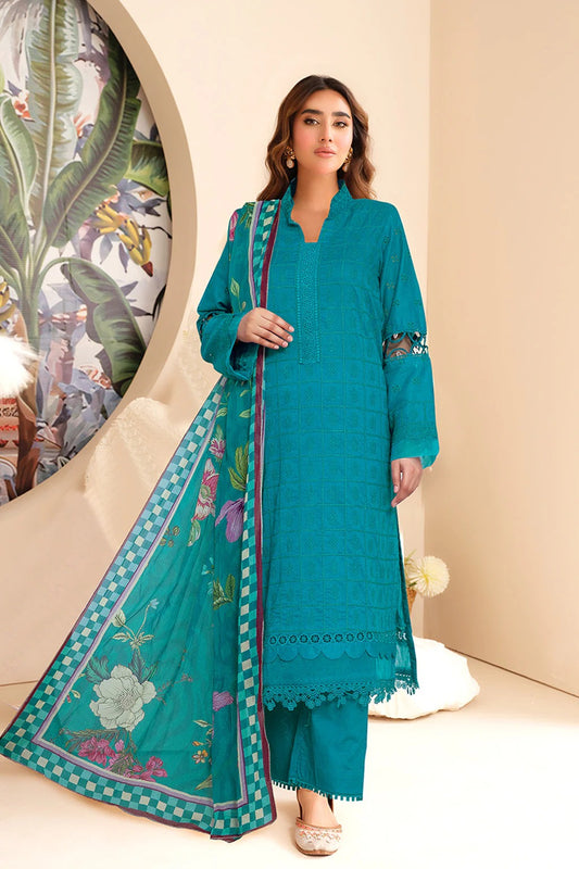 Rabail by Johra Chikankari Lawn Unstitched 3Pcs