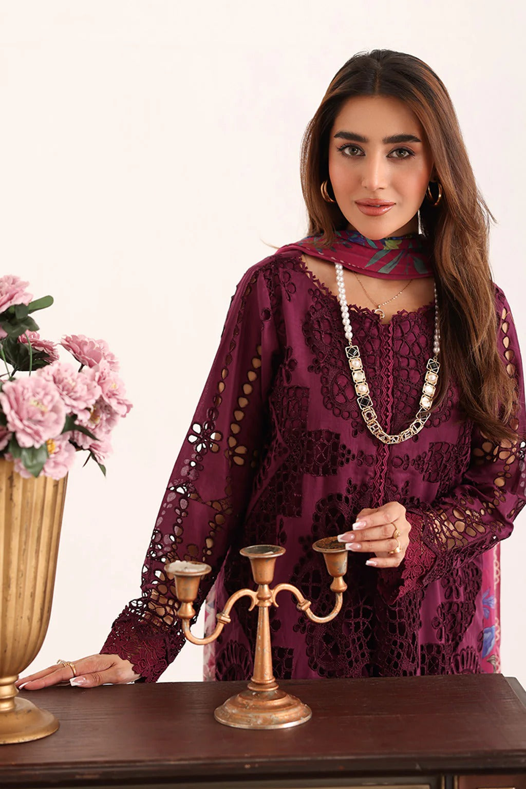 Iris by Johra Chikankari Lawn Unstitched 3Pcs