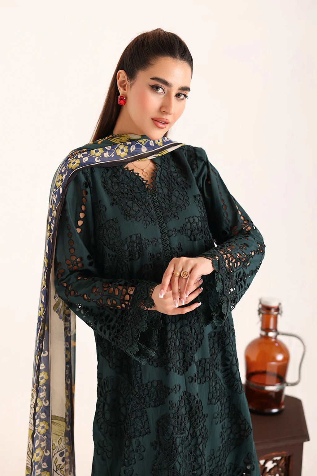 Iris by Johra Chikankari Lawn Unstitched 3Pcs