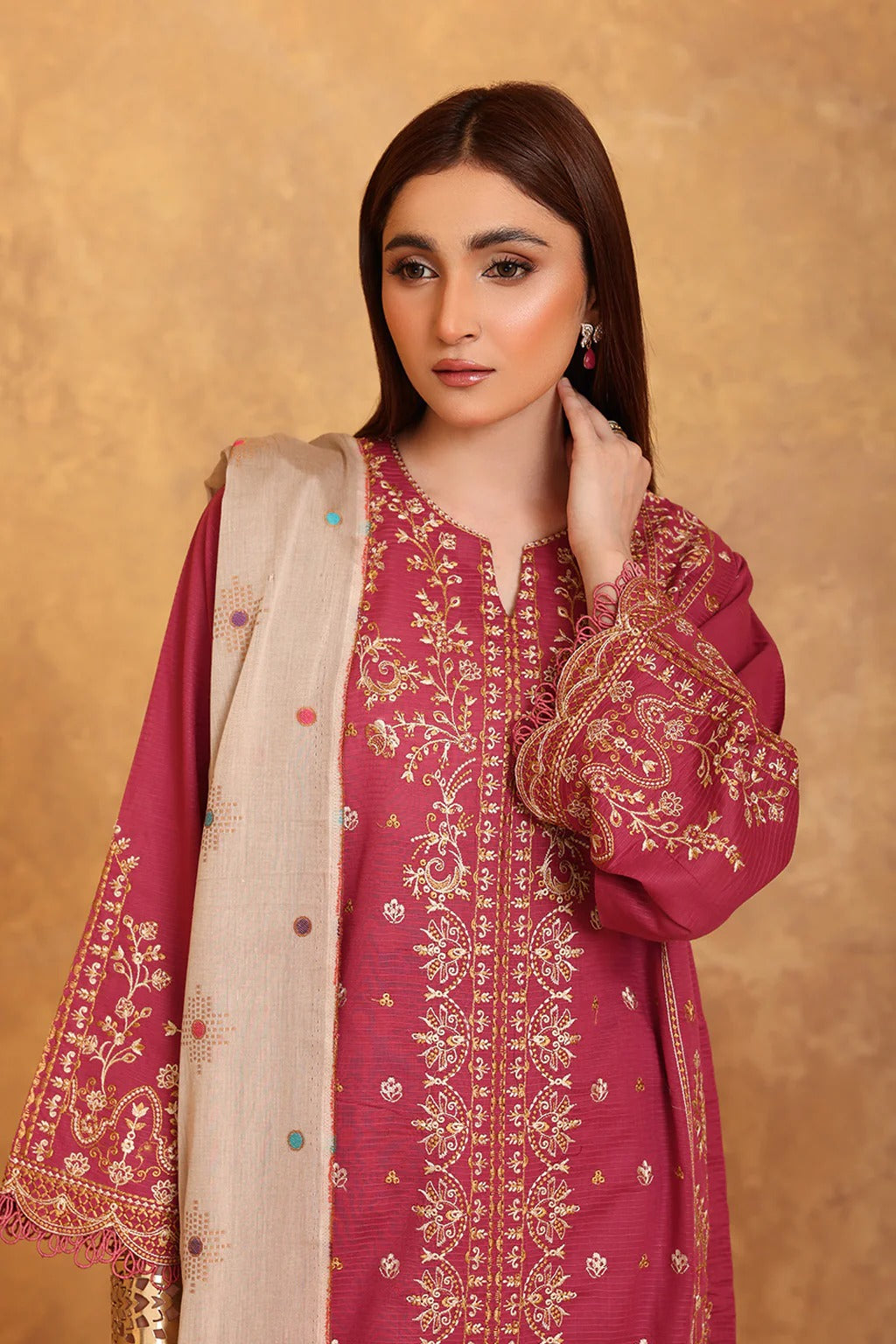 Amrish by Johra Embroidered Jecquard Bana Dora Lawn Unstitched 3Pcs