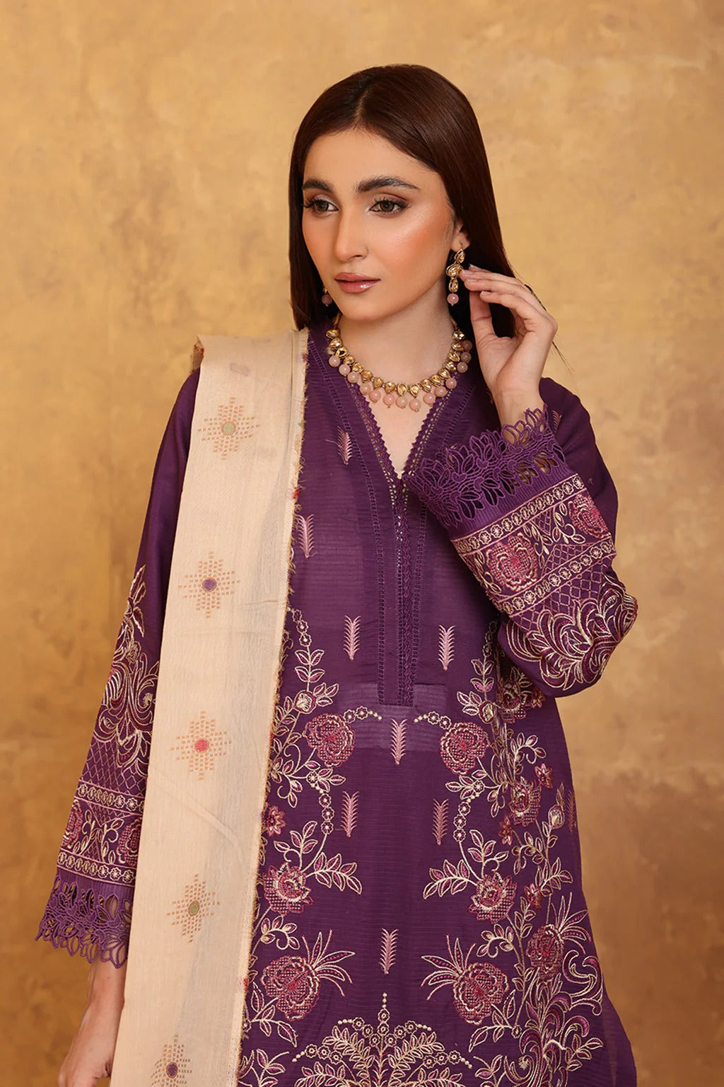 Amrish by Johra Embroidered Jecquard Bana Dora Lawn Unstitched 3Pcs